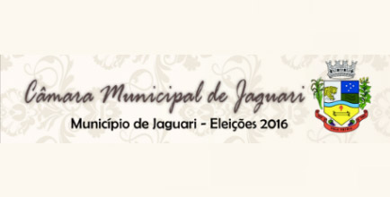 Câmara Municipal de Jaguari terá nova composição a partir de 2017