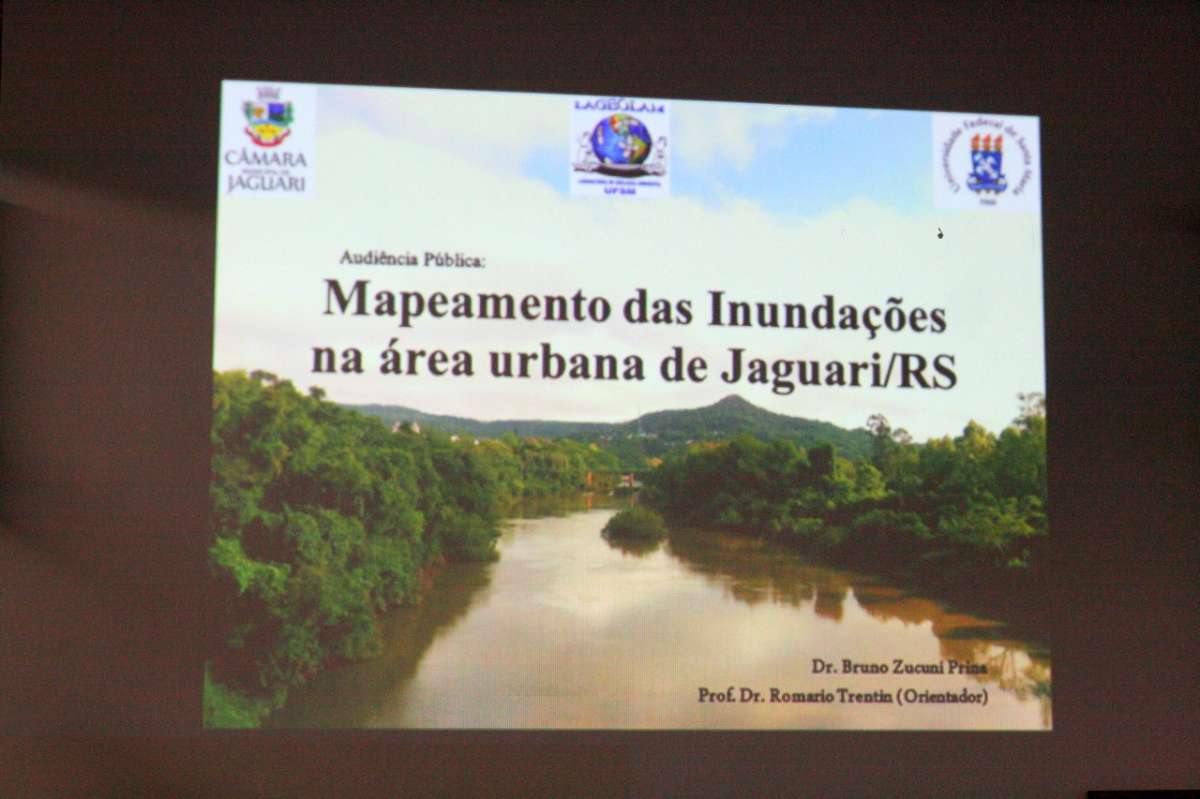 CÂMARA MUNICIPAL DE JAGUARI REALIZA AUDIÊNCIA PÚBLICA PARA TRATAR SOBRE INUNDAÇÕES NA ÁREA URBANA DE JAGUARI