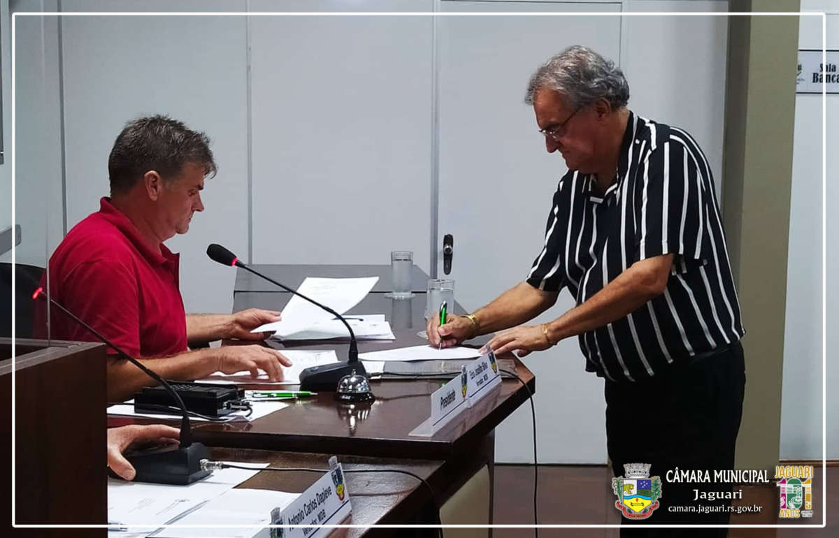 TOMOU POSSE NA CÂMARA MUNICIPAL O VEREADOR VARLEI BERGER