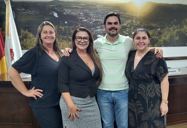Mesa Diretora da Câmara Municipal de Jaguari para o Biênio 2025/2026